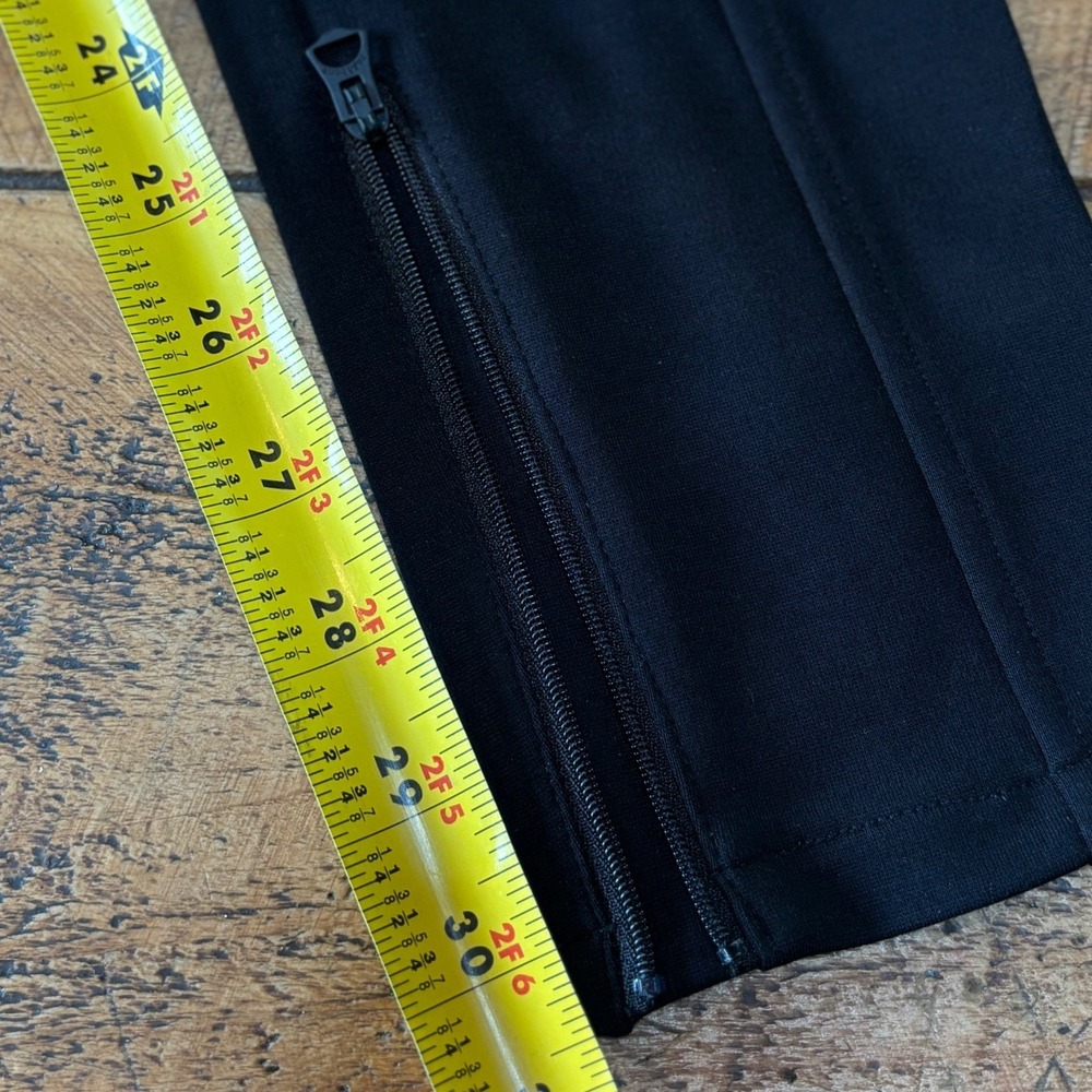 Rag & Bone Womens Black Skinny Leg Zipper Hem Pull On High Rise Dress Pants Med - Picture 9 of 9